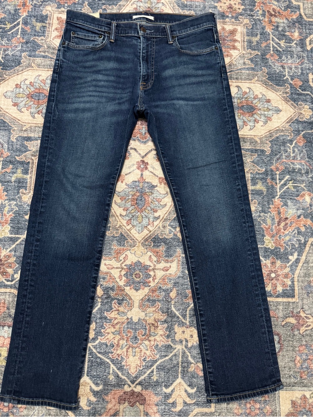 Abercrombie & Fitch Dark Blue Slim Straight Jeans